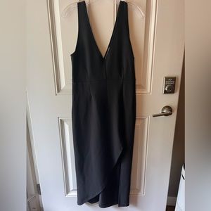 NWT Abercrombie Plunge V-Neck Midi Dress